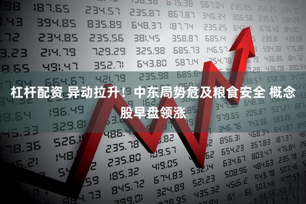 杠杆配资 异动拉升！中东局势危及粮食安全 概念股早盘领涨